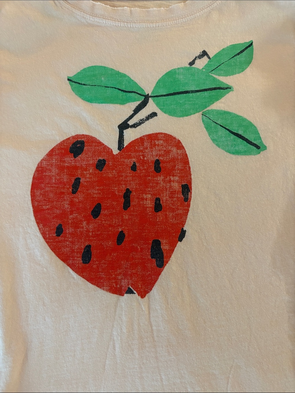 Anthropologie Tee with Strawberry Graphic - Picture 3 of 6